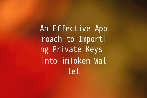 An Effective Approach to Importing Private Keys into imToken Wallet